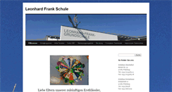 Desktop Screenshot of leonhard-frank-schule.de